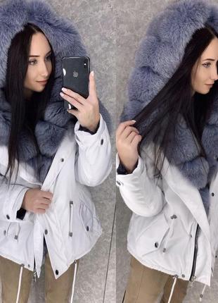 ⚜️парку з хутром песця