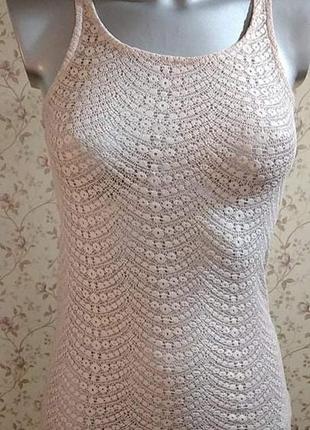 Майка atmosphere кружево гипюр сетка эйвори s-l