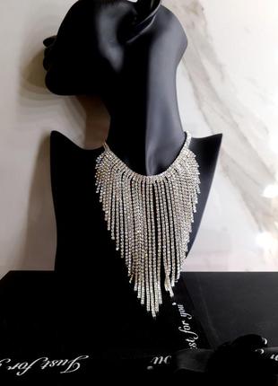 Чокер стразы камни