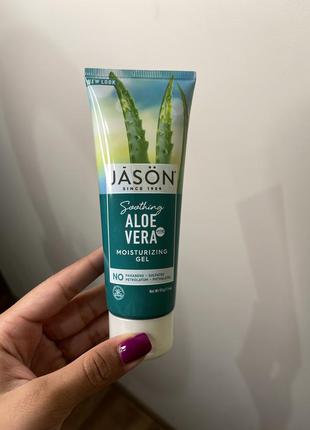 Jason natural cosmetics pure natural moisturizing gel aloe vera1 фото