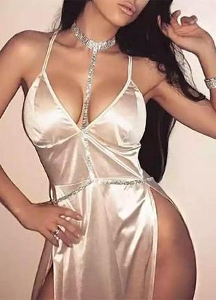 Чокер стразы камни