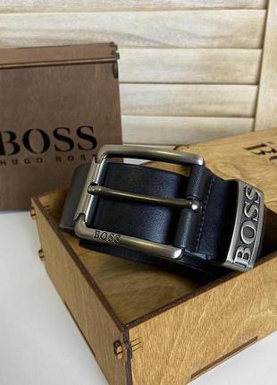 Чоловічий шкіряний ремінь чорний пояс з натуральної шкіри для чоловіків