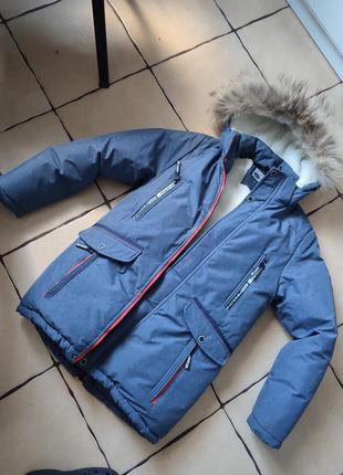 Куртка парка очень теплая