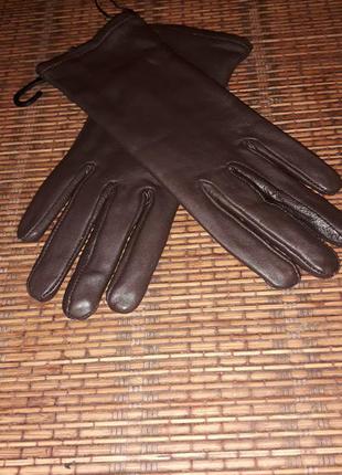 Жіночі рукавички з натуральної шкіри5 фото
