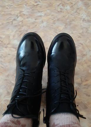 Ботильйоны- ботинки  кожаные exclusive4 фото