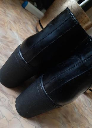 Ботильйоны- ботинки  кожаные exclusive5 фото