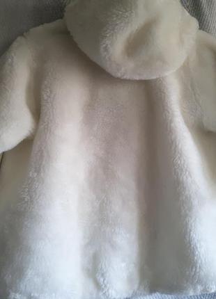 Детская белая шуба на девочку рост 116 см. новогодний костюм шубка невесты, светилки, на свадьбу.6 фото