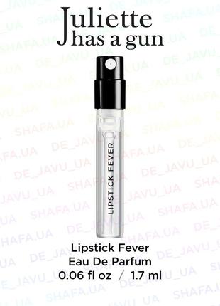 Пробник парфюма Juliette has a gun gentlewomen, 1,7 мл аромат lipstick fever духи edp - 1.7 мл