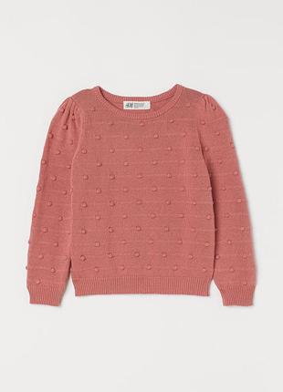 Красивый свитер кофта тонкой вязки для девочки h&m сша 5