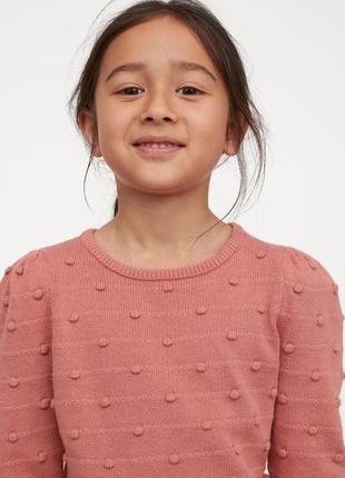 Красивый свитер кофта тонкой вязки для девочки h&m сша 3