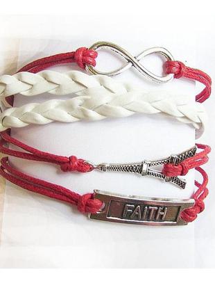 Стильний браслет з ейфелевою вежею, новий! арт.109455