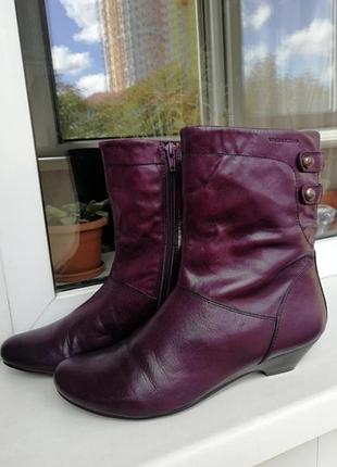 Ботинки кожаные демисезонные