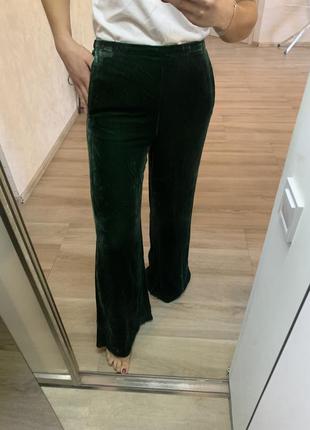 Zara штани палаццо оксамитові нові3 фото
