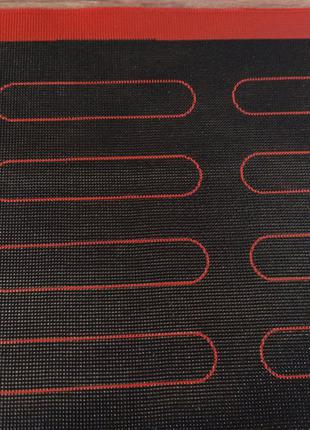 Силиконовый коврик 40х60 см для выпечки эклеров большой перфорированный4 фото