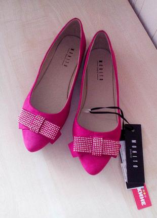 Розовые балетки mohito 36-39