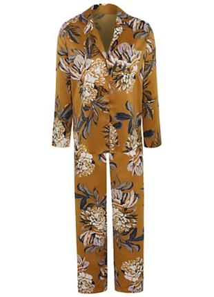 George сатиновая пижама в цветочный принт! р.-40