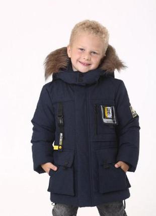 Зимова куртка-парку для хлопчика2 фото