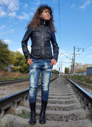 Superdry кожаная куртка s owens allsaints frye8 фото