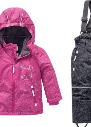 Зимовий роздільний термокомбінезон topolino тополина для дівчинки 80,86 см
