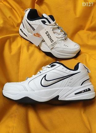 Nike air monarch iv (бело-синие)