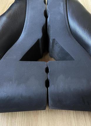 Кожаные челси на платформе немецкого бренда zign6 фото