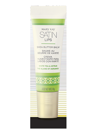 Продам бальзам для губ mary kay satin lips з маслом ши «білий чай і цитрус»