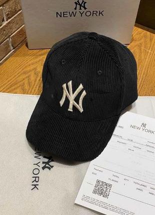 Вельветовые бейсболки кепки new york yankees оригинал8 фото