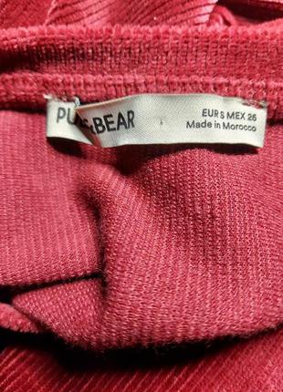 Велюрову сукню з довгим рукавом pull & bear8 фото