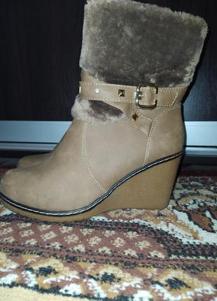 Полусапожки из нубука