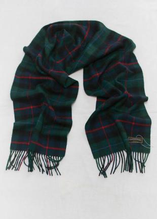 Теплый шерстяной шарф james pringle weavers