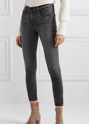 Серые узкие джинсы скинни skinny зауженные