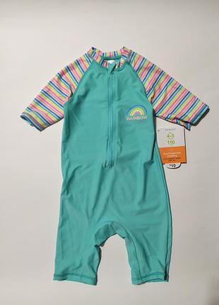 Купальний костюм для дівчинки м'ятного кольору primark р. 104, 110, 116, 122, 128см