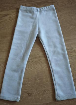 Новые лосины под замш на подкладке 98/104