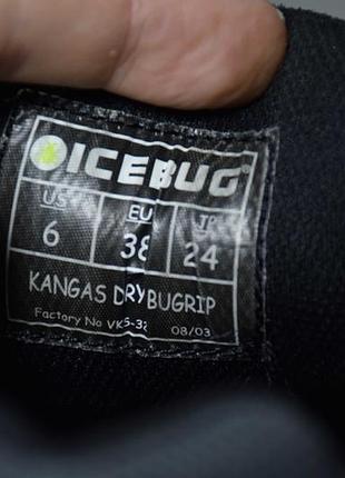 Icebug kangas dry bugrip ботинки кроссовки зимние водонепроницаемые. оригинал. 38 р./24.5 см.9 фото