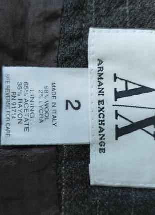 Шерстяная мини-юбка armani exchange, 27 фото