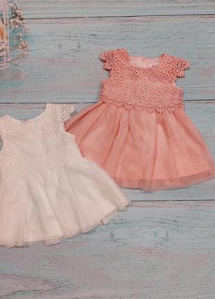 Нежные платьица primark /early days до 3-х месяцев/ 62 см