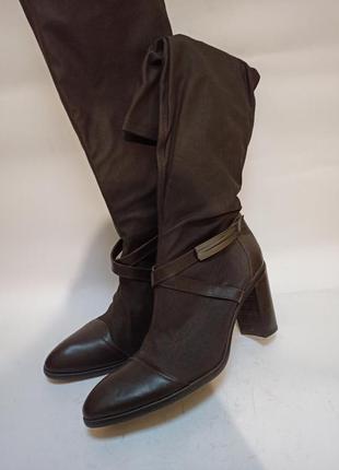 Jb martin 1921 сапоги женские коричневые.брендовая обувь stock