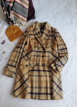 Пальто outerwear, в клетку