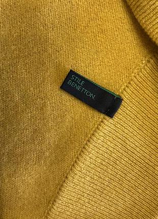 Шерстяной свитер benetton 5