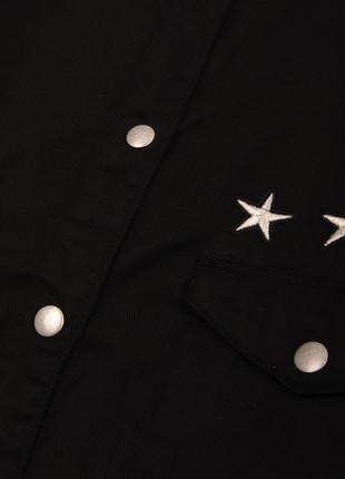Пиджак чёрный с карманами декором и застежка на кнопки camaieu3 фото