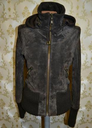 Кожаная куртка, бершка. размер 42-441 фото