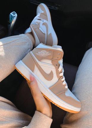 🍁nike air jordan 1 high🍁кросівки жіночі найк джордан 1,високі хайтопы весна-осінь, жіночі кросівки