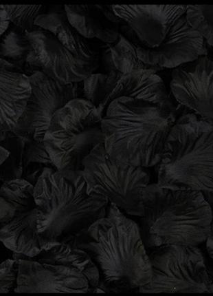 Лепестки роз черные 100шт1 фото