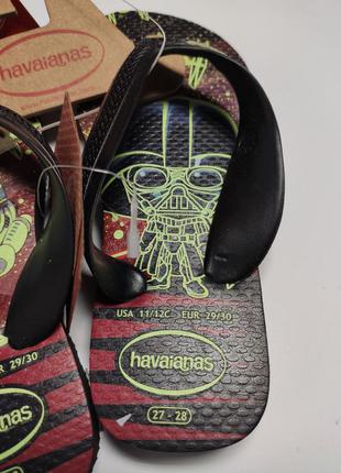 Детские тапочки вьетнамки star wars звездные войны havaianas3 фото