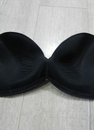 34ff 75g wonderbra ultimate strapless bra, гладкий бесшовный бюстгальтер балконет без бретель6 фото