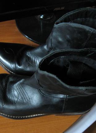 Крутые демисезонные ботинки из натуральной кожи2 фото