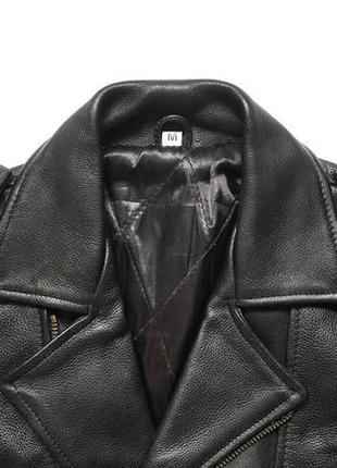 Раритетна вінтажна мото куртка-косуха 90-х eu vintage leather jacket motorcycle3 фото