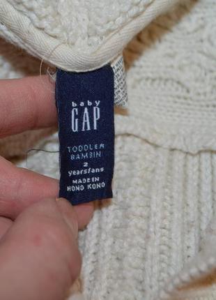 Дитяча в'язана кофточка з капюшоном від gap 4