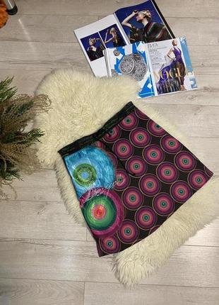 3689 desigual 💐мини юбка брэндовая)