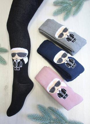 Колготки махрові "дівчинка-агент" pier lone